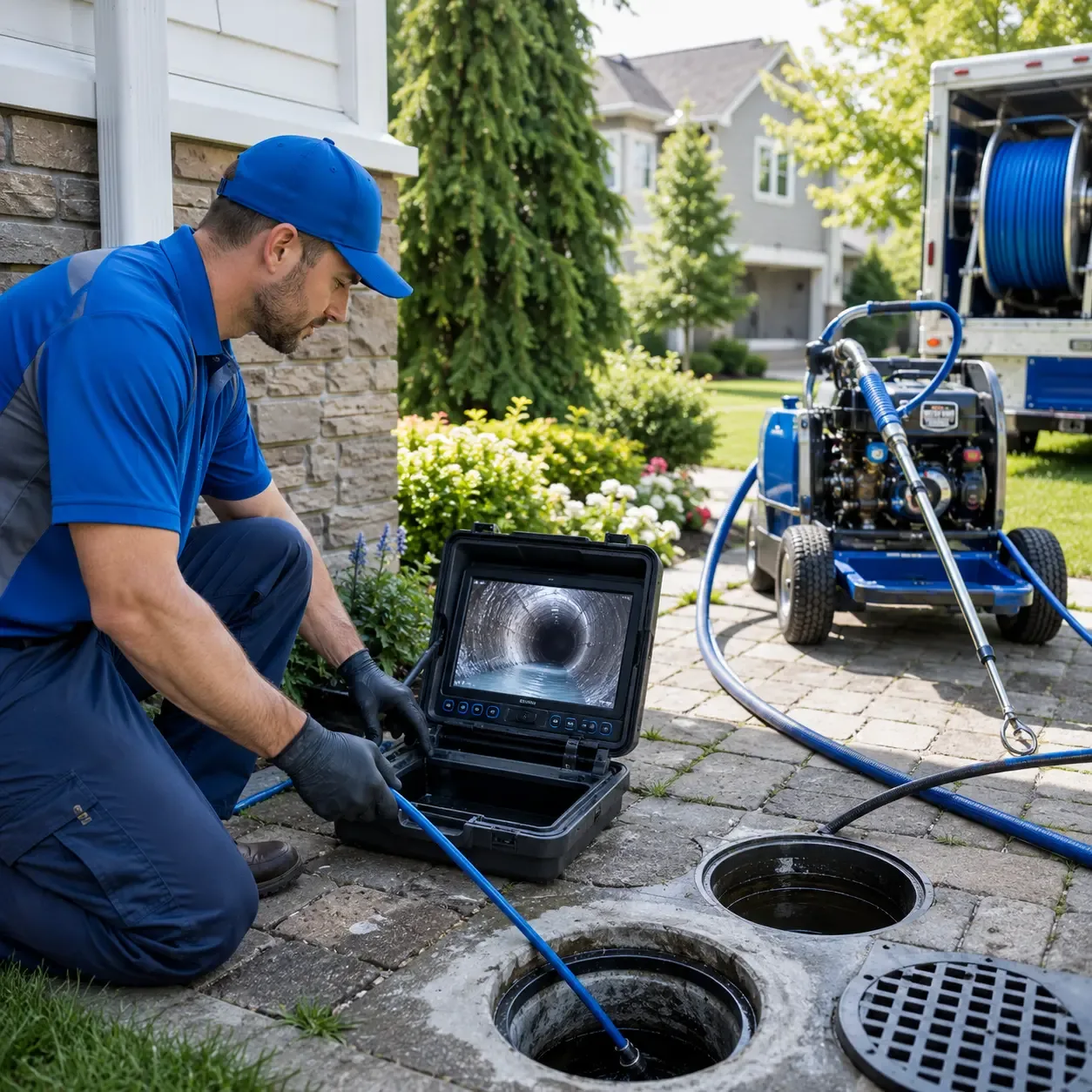 Outdoor drain cleaning professionals serving Valley Bend, WV